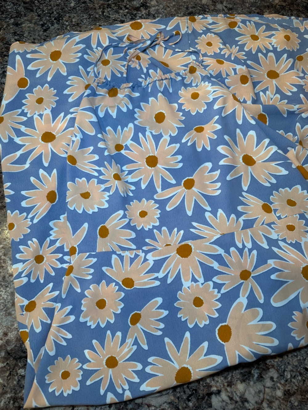Lily Rose Gray and Peach Floral Top - Picture 5 of 6